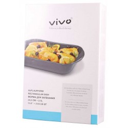 VIVO téglalap alakú edény, sütőtál