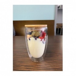 Zakopane duplafalú üveg pohár, 500 ml
