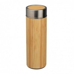 Acél termosz bambusz bevonattal, 350 ml