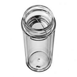 Szűrős üveg ivópalack, 400 ml