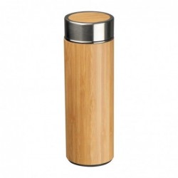 Bambusz termosz és bögre szett, 450+350 ml