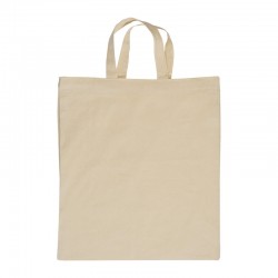 Rövid fülű vászontáska, 140 gr/m2