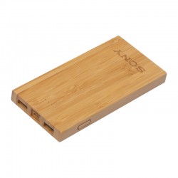 Bambusz powerbank 8000 mAh
