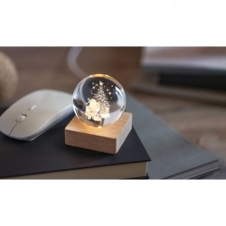 SANTA LIGHT Karácsonyi LED gömb