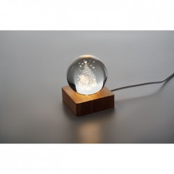 SANTA LIGHT Karácsonyi LED gömb