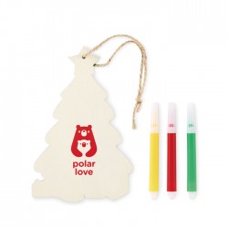 COLORTREE Karácsonyfadísz kifestő szett