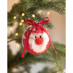 SNUG M Mikulás zokni gömbdíszben