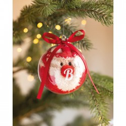 SNUG M Mikulás zokni gömbdíszben