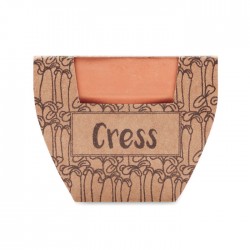 CRESS POT Terrakotta ültető, zsázsa