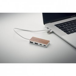 UBAH 4 portos USB hub, 27,5cm kábel
