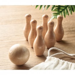 BOLITO Mini fenyőfa bowling szett