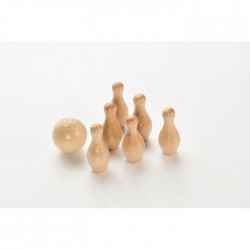 BOLITO Mini fenyőfa bowling szett