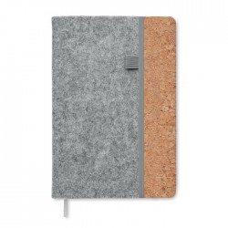 CORKBOOK A5 RPET filc és parafa notesz