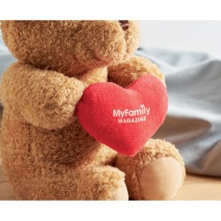 SNUGGLE Plüss mackó szívvel 23 cm