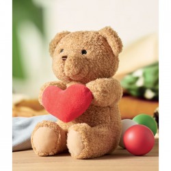 SNUGGLE Plüss mackó szívvel 23 cm