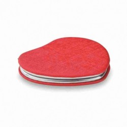GLOW HEART Szív alakú PU tükör