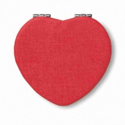 GLOW HEART Szív alakú PU tükör