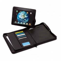 NEW AGE mappa tablet tartóval, fekete-fekete