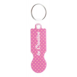 trolley coin keyring