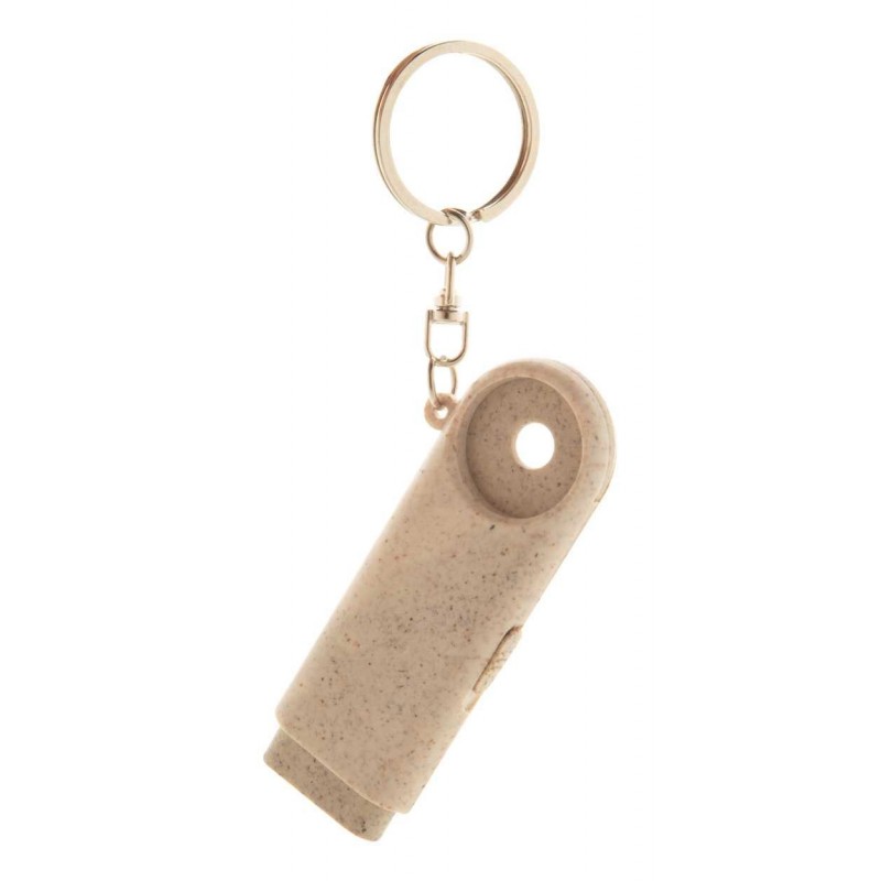 trolley coin keyring