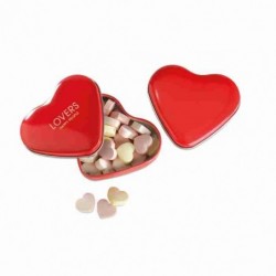 LOVEMINT Cukorka szív alakú tartóban